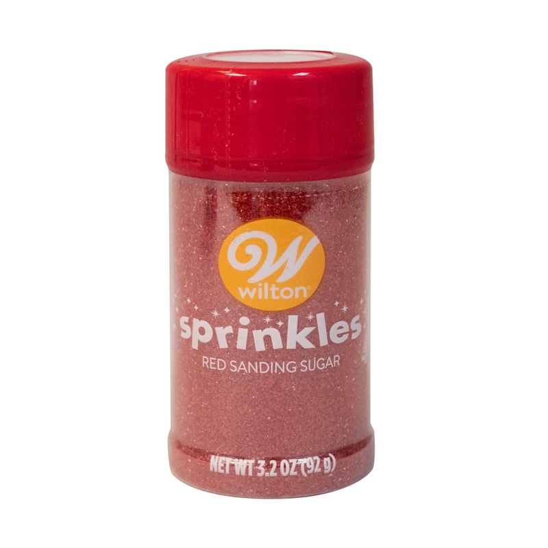 Wilton Red Sanding Sugar, 3.2oz