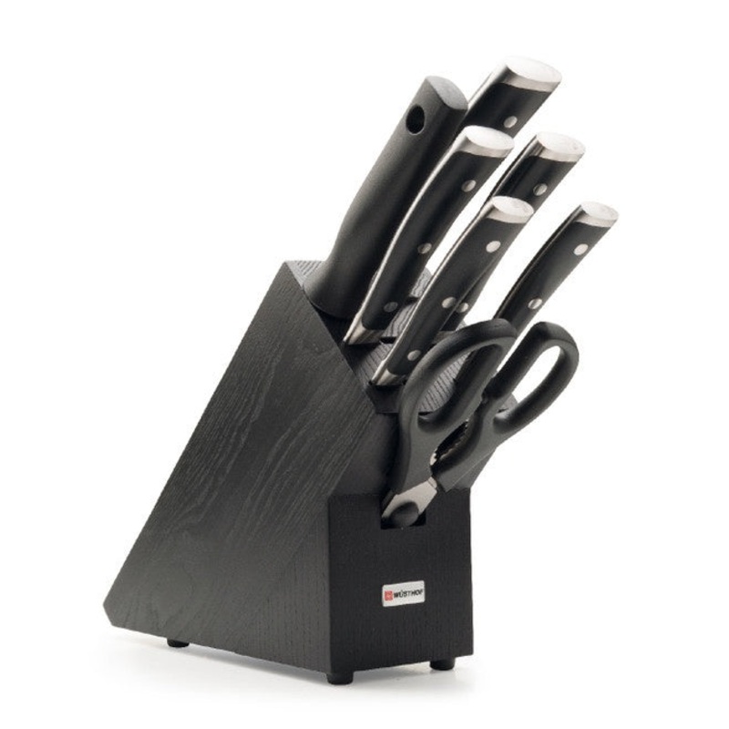 Wusthof Classic Ikon 8-Piece Knife Block Set