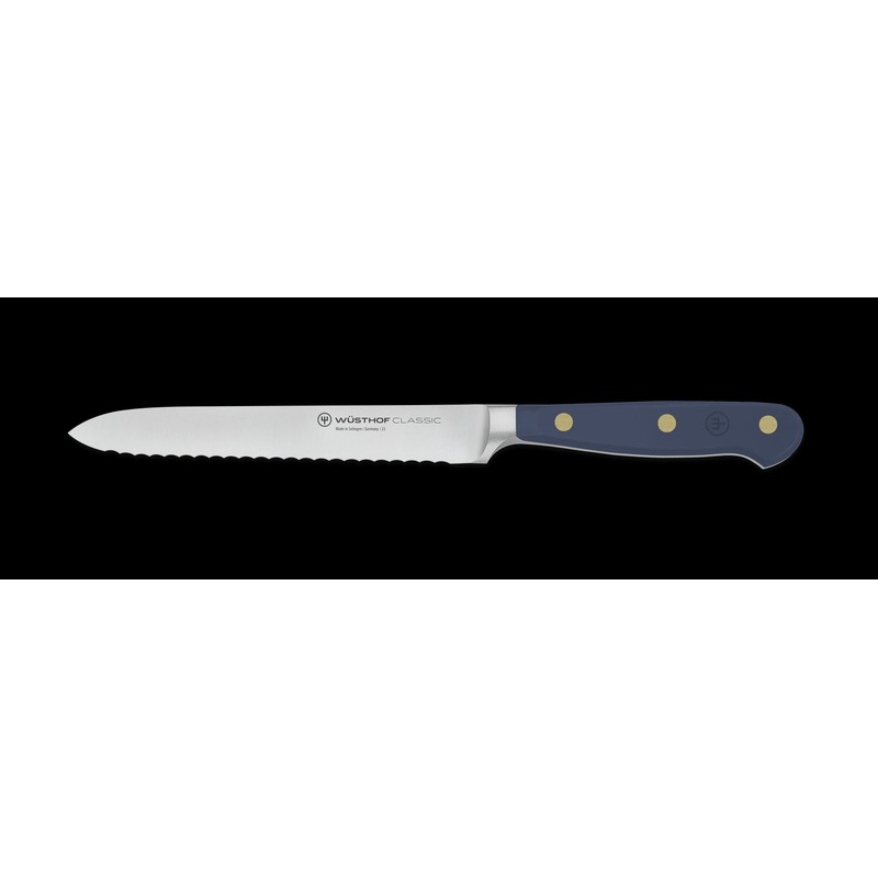 Wusthof Classic Serrated Utility Knife // Blueberry