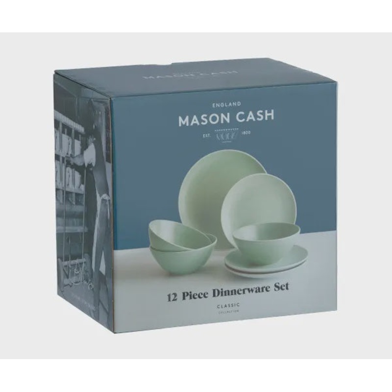 Classic Collection Green 12 Piece Dinner Set