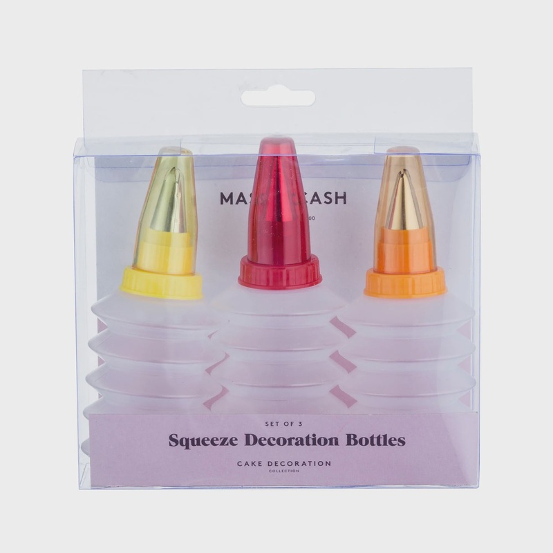 Decorating Squeeze Bottles | Set of 3