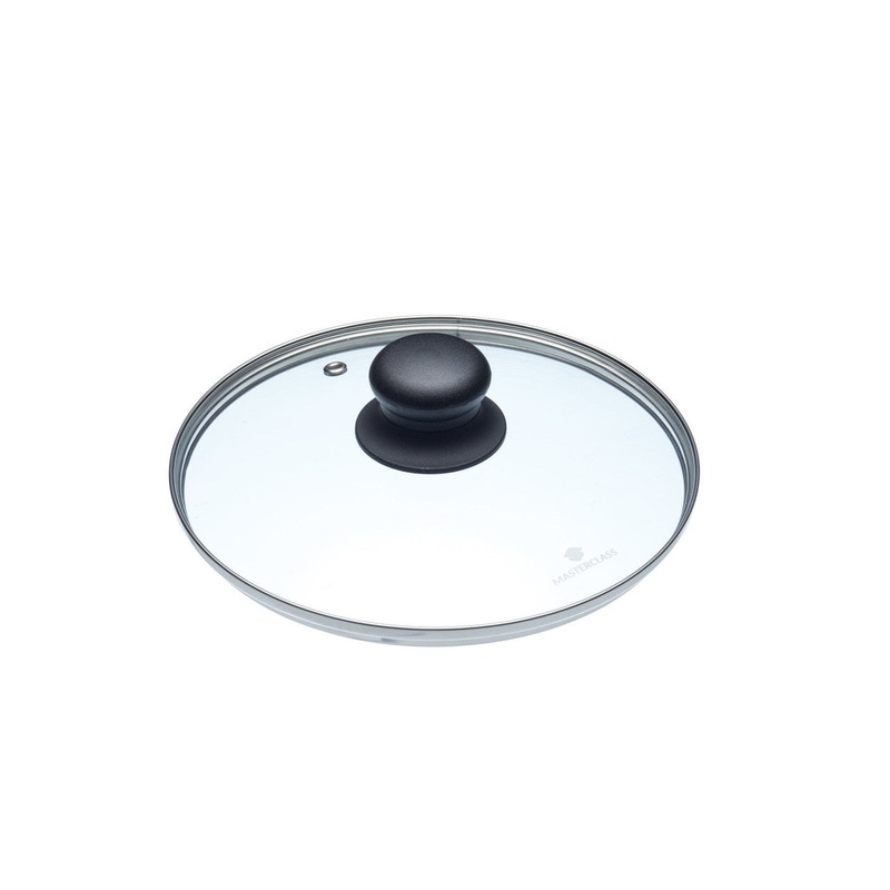 MasterClass Glass Saucepan Lid, 28cm