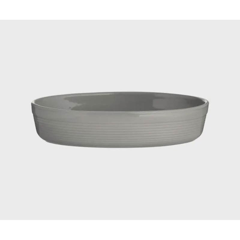 William Mason Grey 28cm Oval Dish