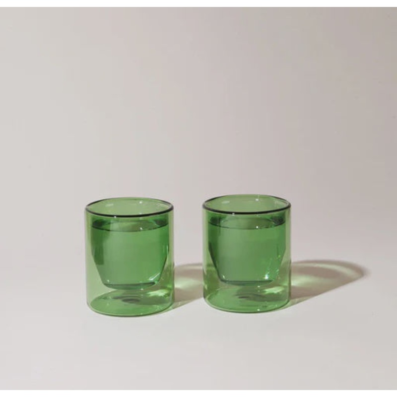 Yield Double Wall Glasses 6oz | Verde