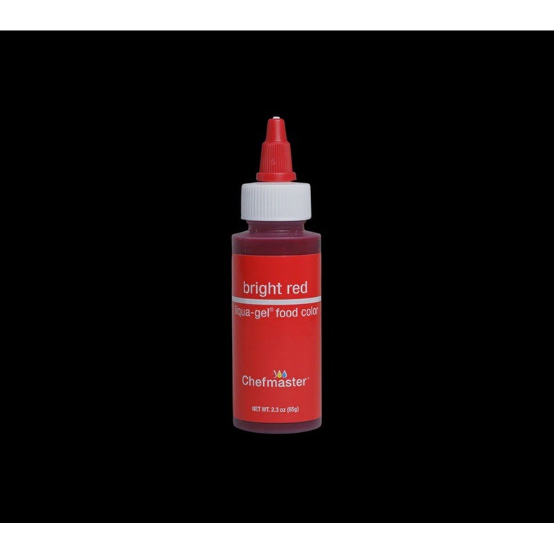 Bright Red Liqua-Gel Liquid Food Coloring 2.3 oz.