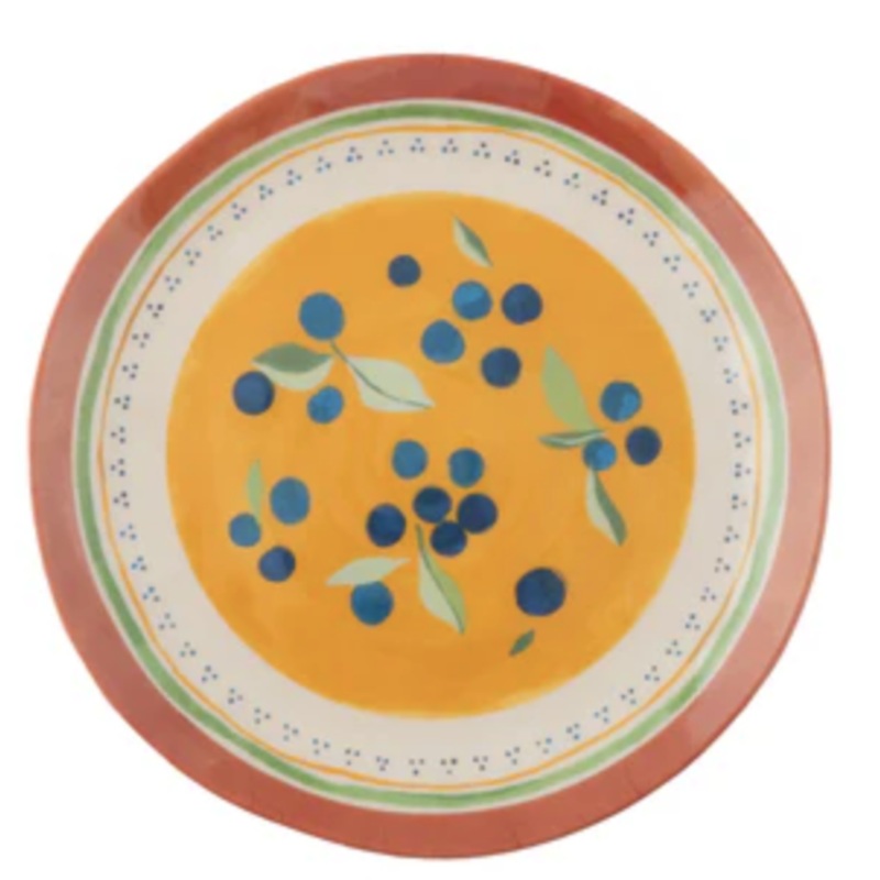 Melamine Salad Plate | Blueberries