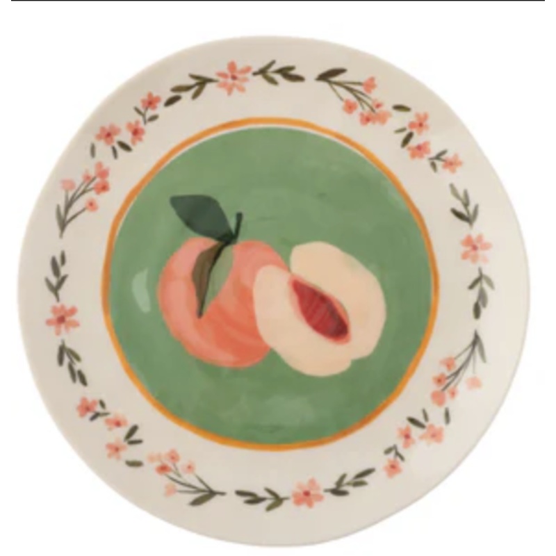 Melamine Salad Plate | Peaches