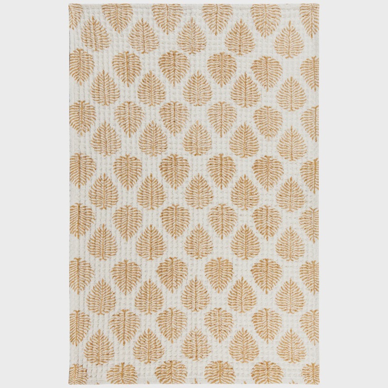 Arbor Block Print Waffle Dishtowel