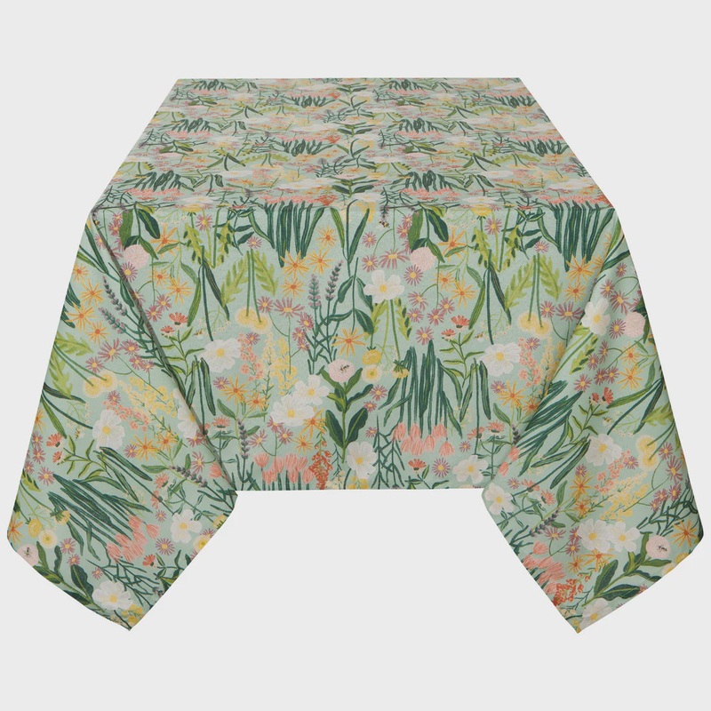 Bees & Blooms Tablecloth | 60" Round