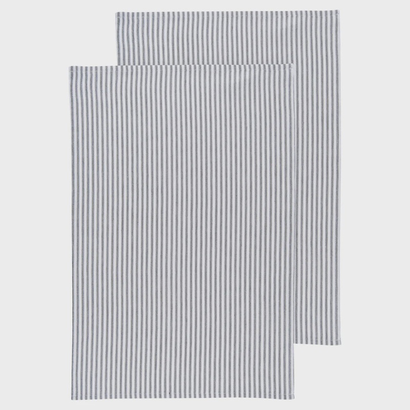 Black Glass Dishtowels, Set of 2