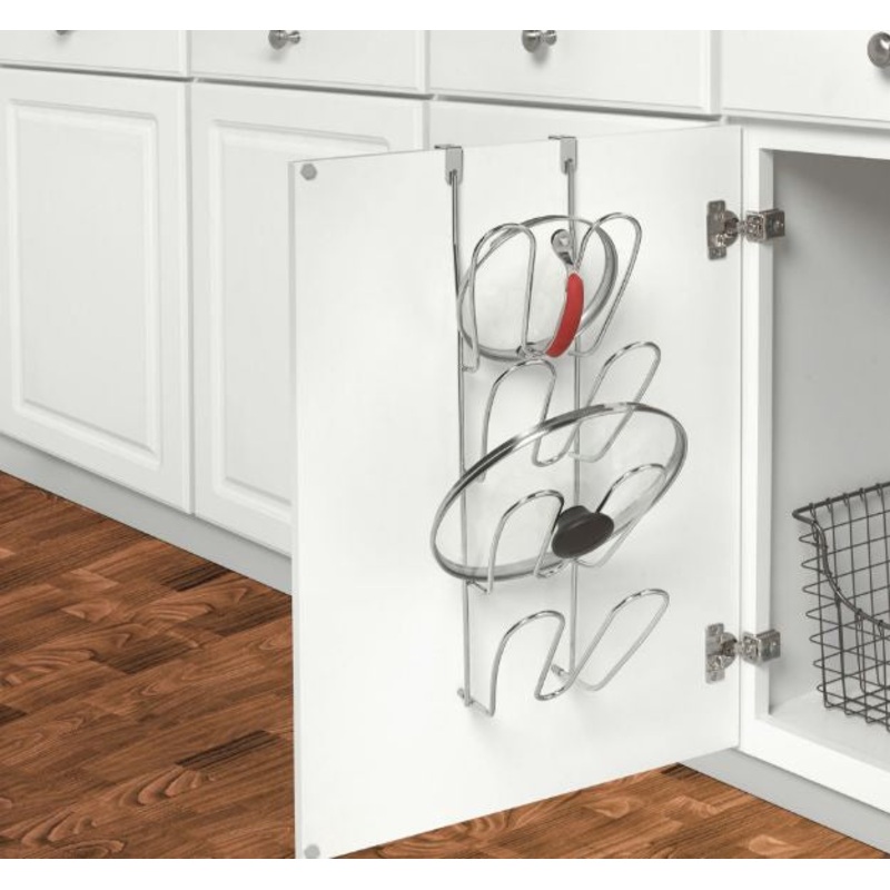 Bloom Over the Cabinet Lid Organizer | Chrome