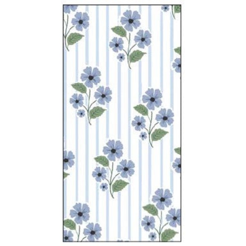 Blue Garden Stripe Kitchen Towel, 16x26