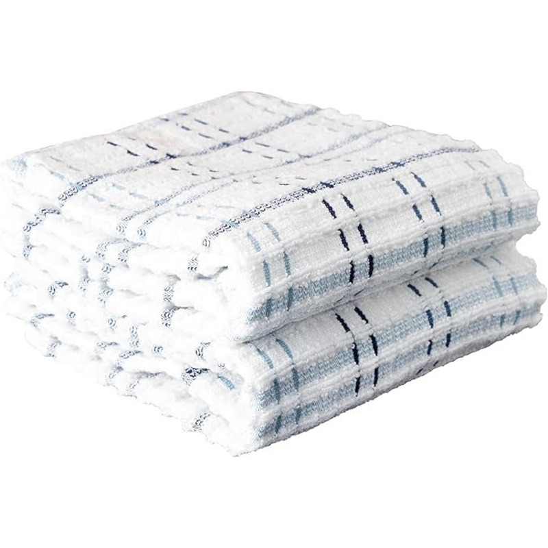 Checked Kitchen Towel | Federal Blue