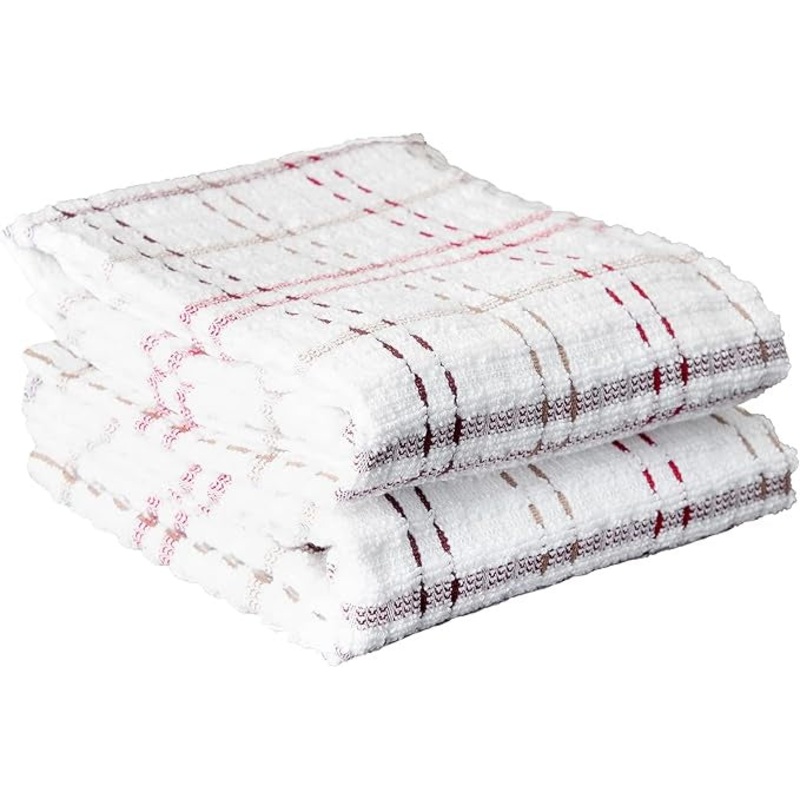 Checked Kitchen Towel | Mocha Brown