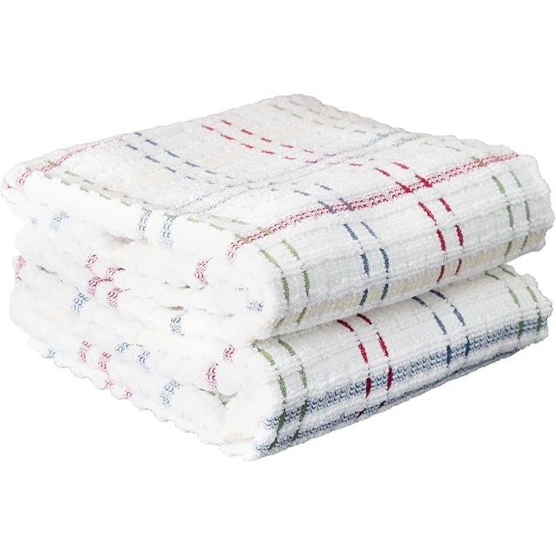 Checked Kitchen Towel | Paprika Butter Cactus