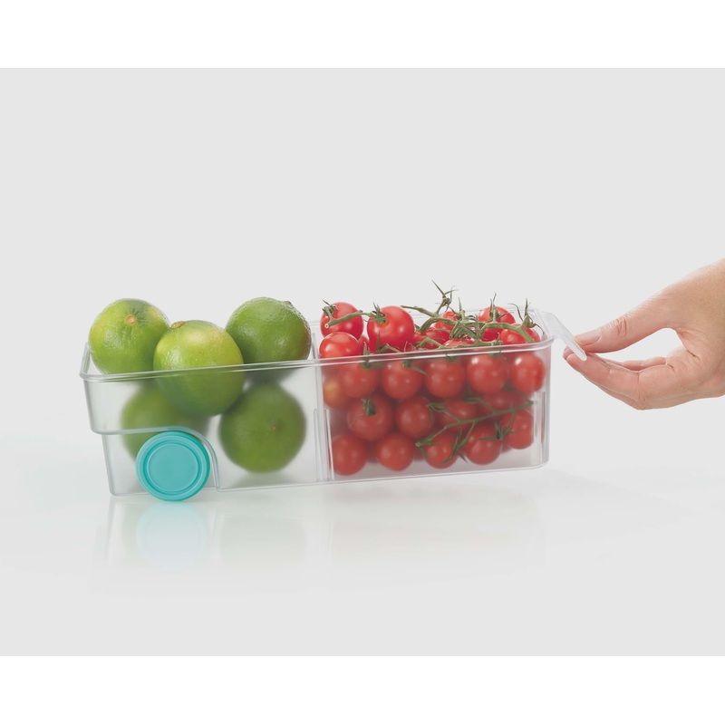 FridgeStore Compact Clear Storage Bin