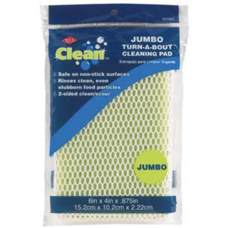Jumbo Turn-A-Bout Cleaning Pad, 6x4