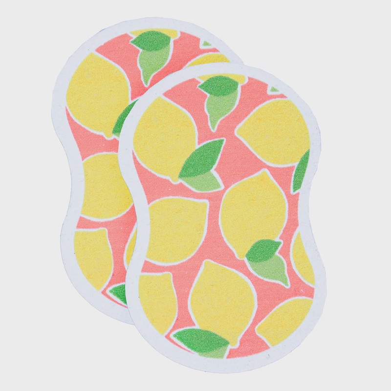 Lemon Toss Pop Up Sponges, Set of 2