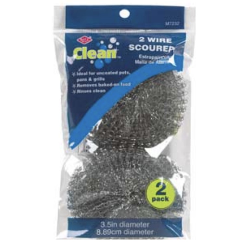 Wire Scourers, 2-Pack