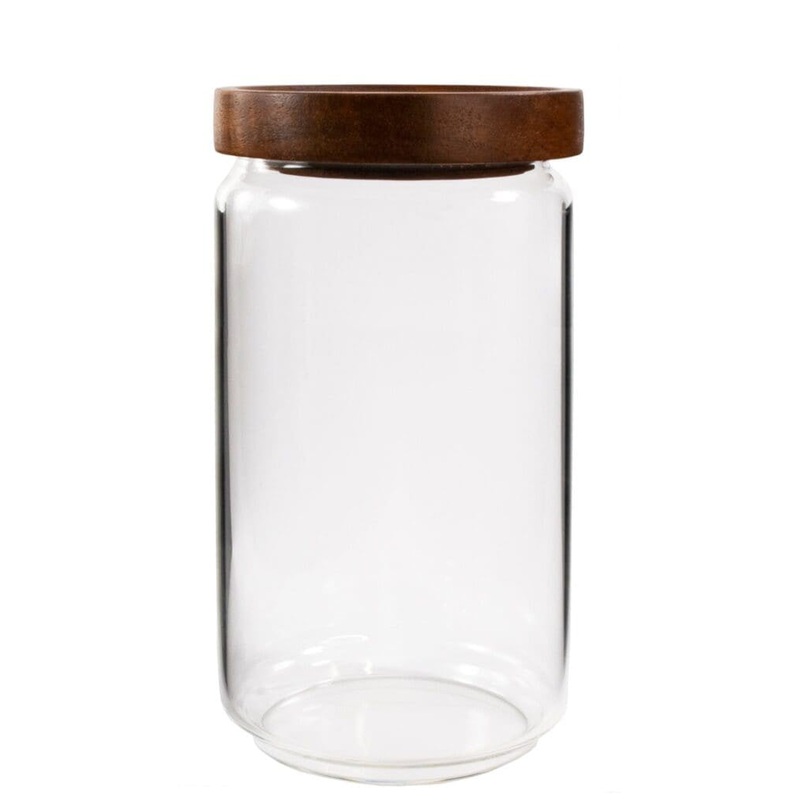 Borosilicate Canister with Acacia Lid, 45oz