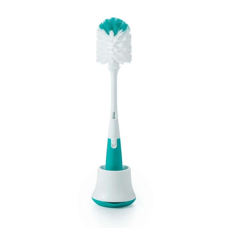 Bottle Brush With Stand | Teal