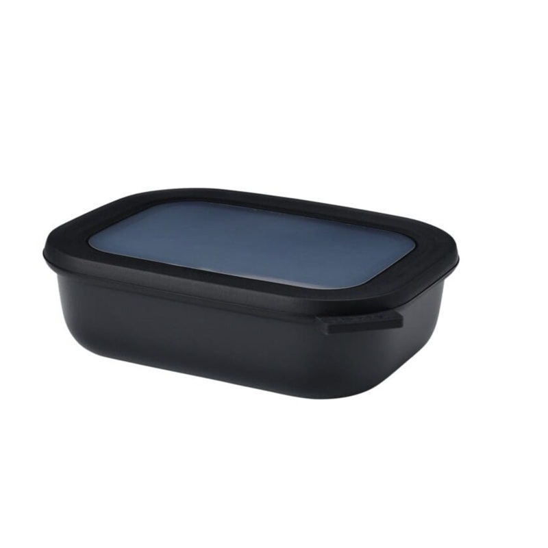 CIRQULA Multi-Bowl 1L/1Q Rectangle, Nordic Black