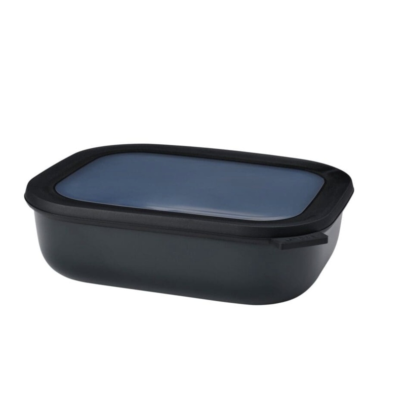 CIRQULA Multi-Bowl 2L/2Q Rectangle, Nordic Black