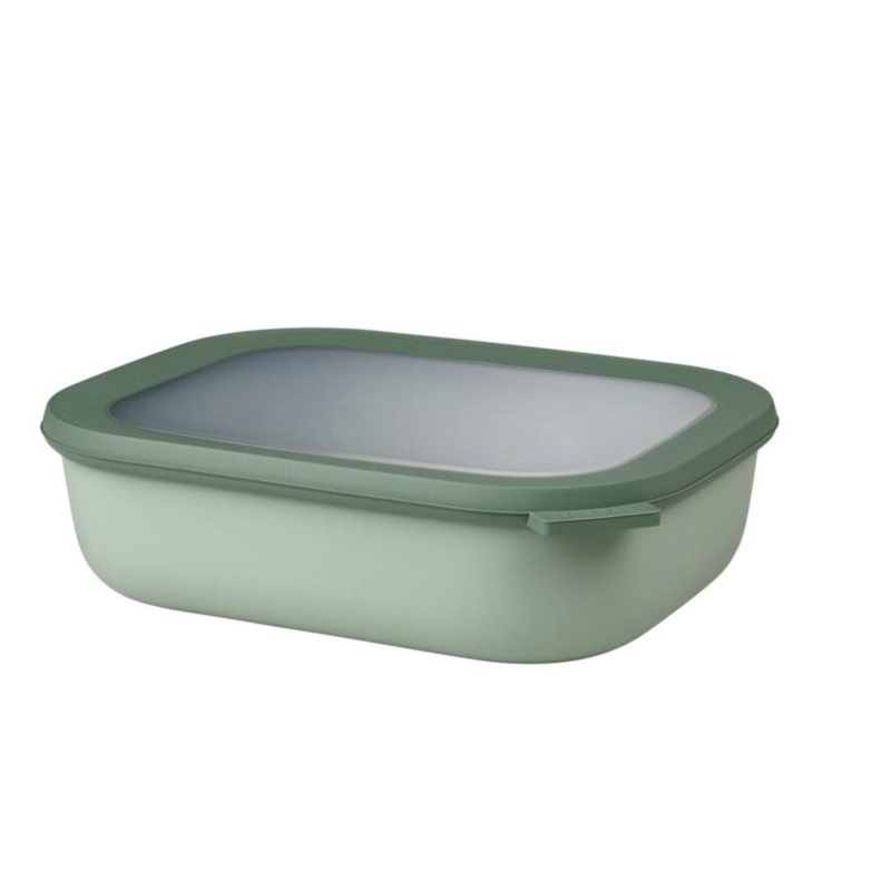 CIRQULA Multi-Bowl 2L/2Q Rectangle, Nordic Sage