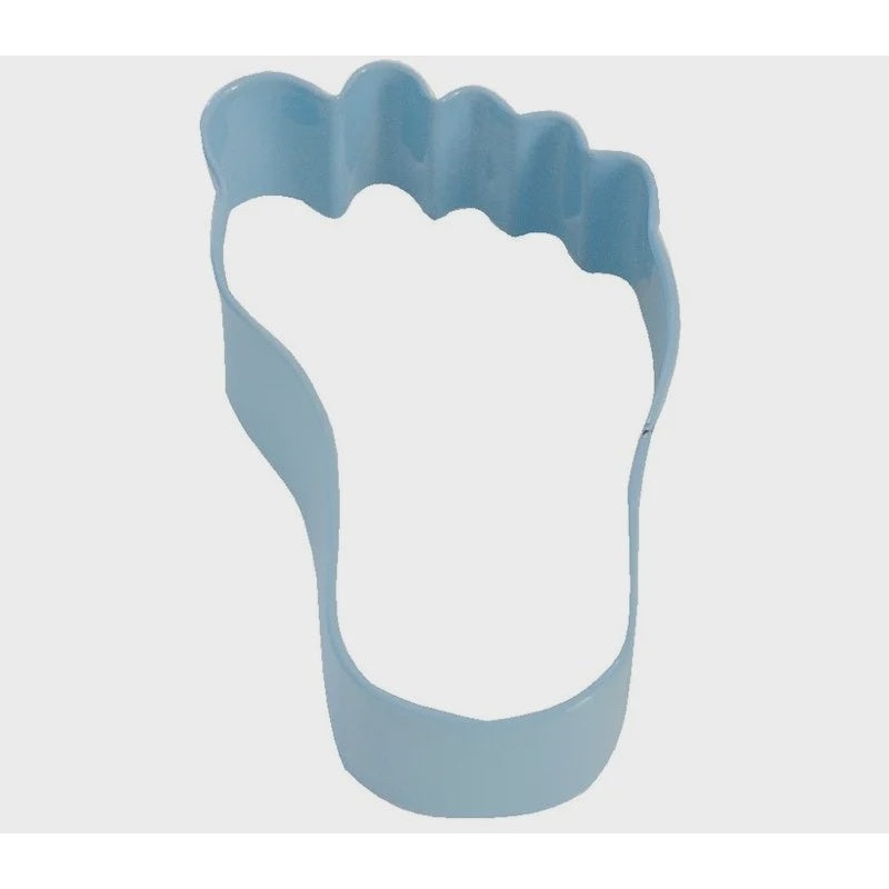 Foot Cookie Cutter, Blue, 3.5"