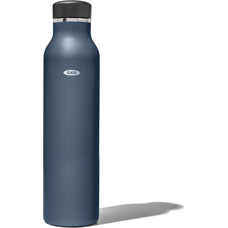 Insulated 24oz Water Bottle, Dark Cobalt