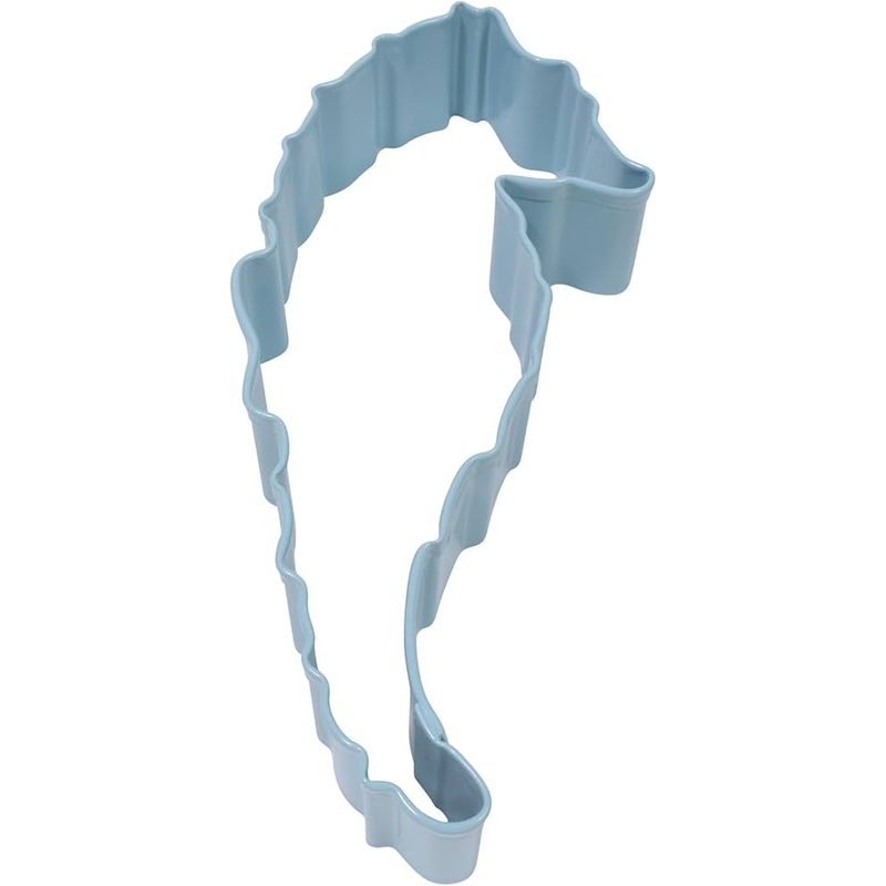 Seahorse Cookie Cutter, Blue, 6"