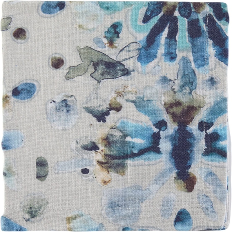Abstract Blue Napkin