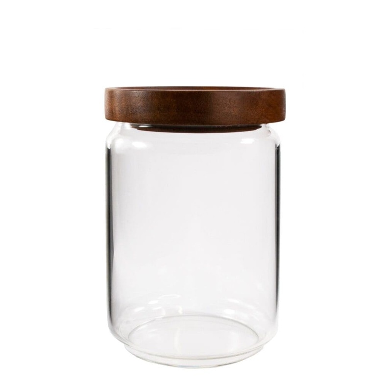 Borosilicate Canister with Acacia Lid, 24oz
