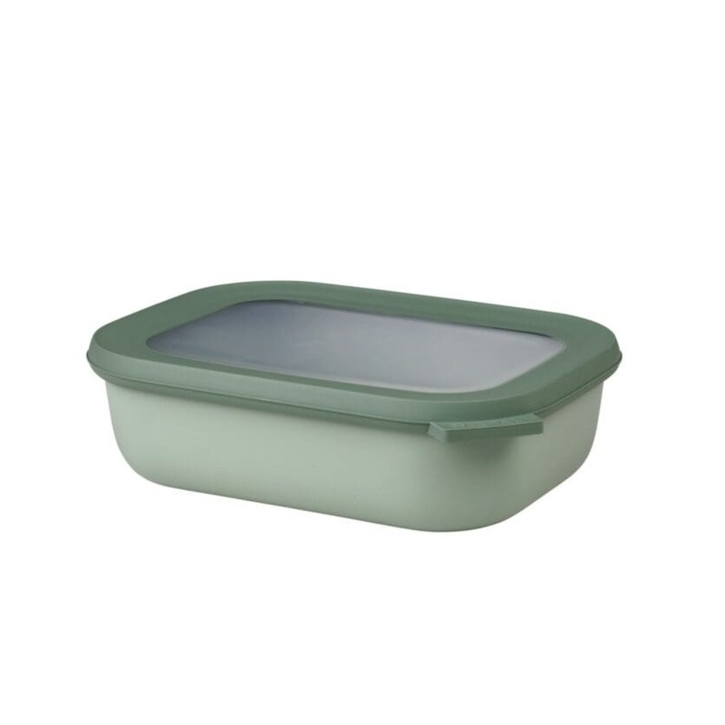 CIRQULA Multi-Bowl 1L/1Q Rectangle, Nordic Sage