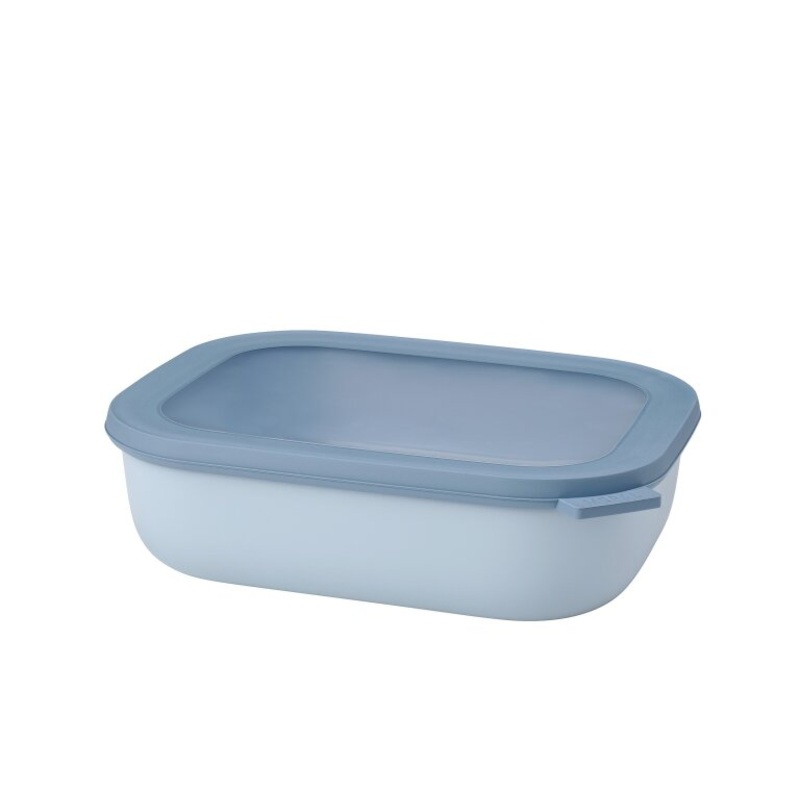 Cirqula Multi-Bowl Rectangular Style | Nordic Blue | 2 Litres