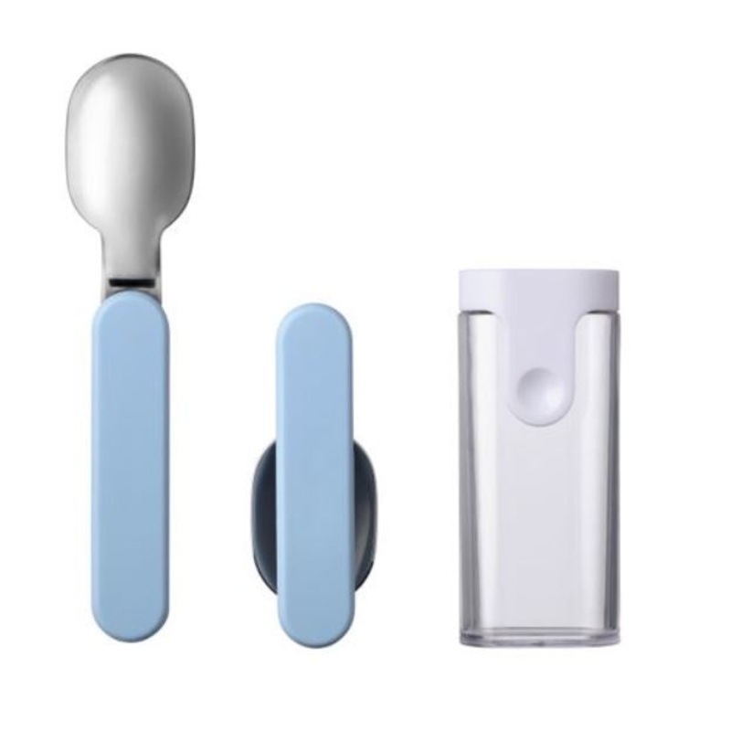 ELLIPSE Folding Spoon, Nordic Blue