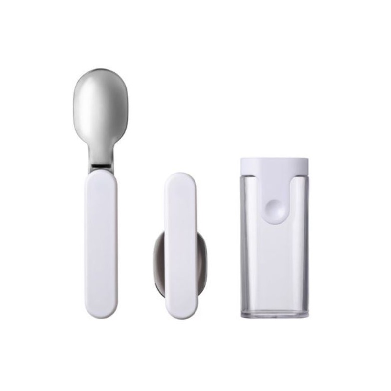ELLIPSE Folding Spoon, White