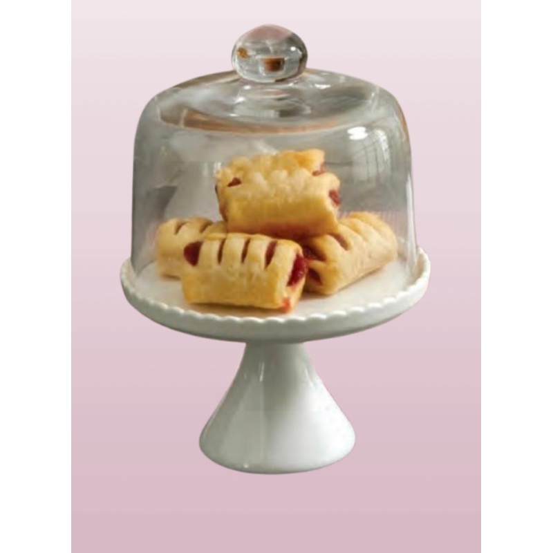 Small Scalloped Cake Stand