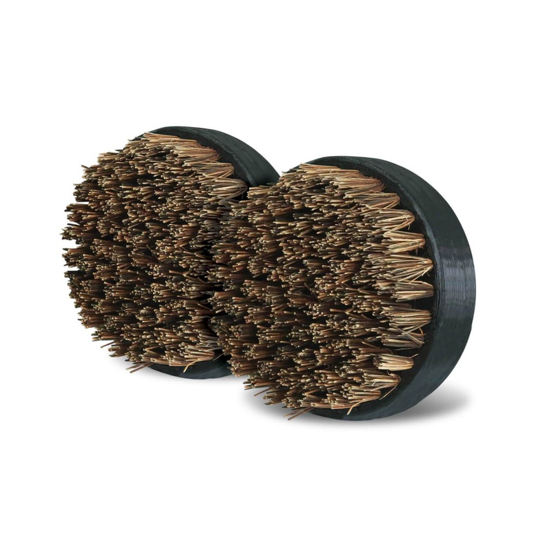 All Natural Palmyra Bristle Replacement Scrubber Pads -2 Pack