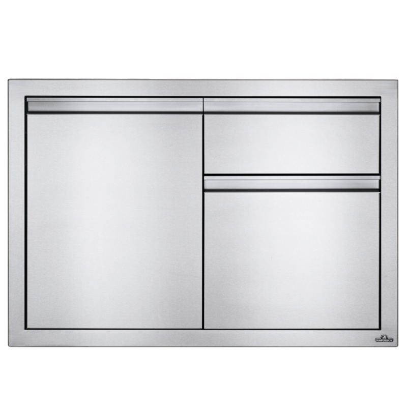 36" X 24" Single Door & Waste Bin Drawer