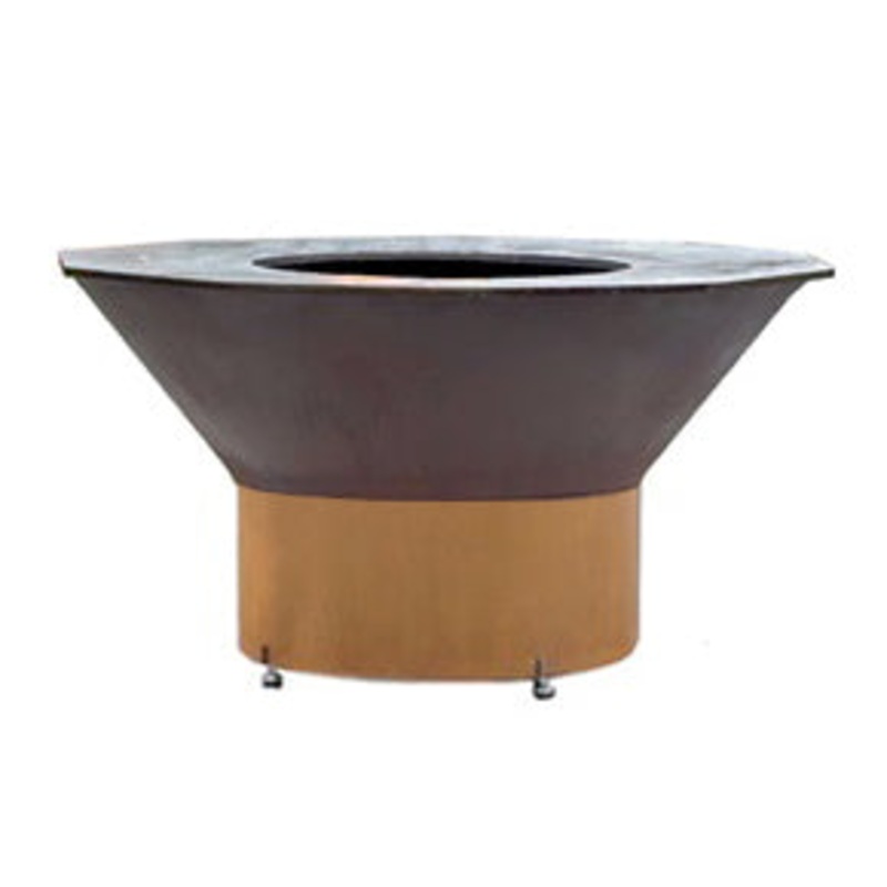 Wood Fired Grill with Low Pedestal