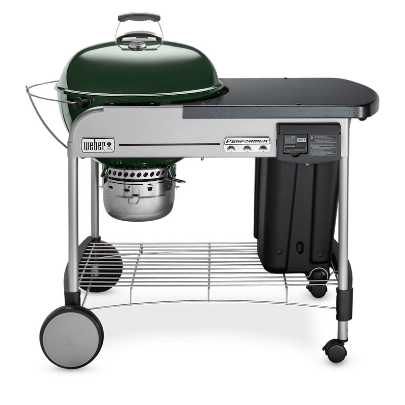 22" Performer Deluxe Charcoal Grill - GREEN