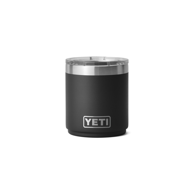 10 oz. / 295ml Stackable Lowball w/ Magslider Lid - Black