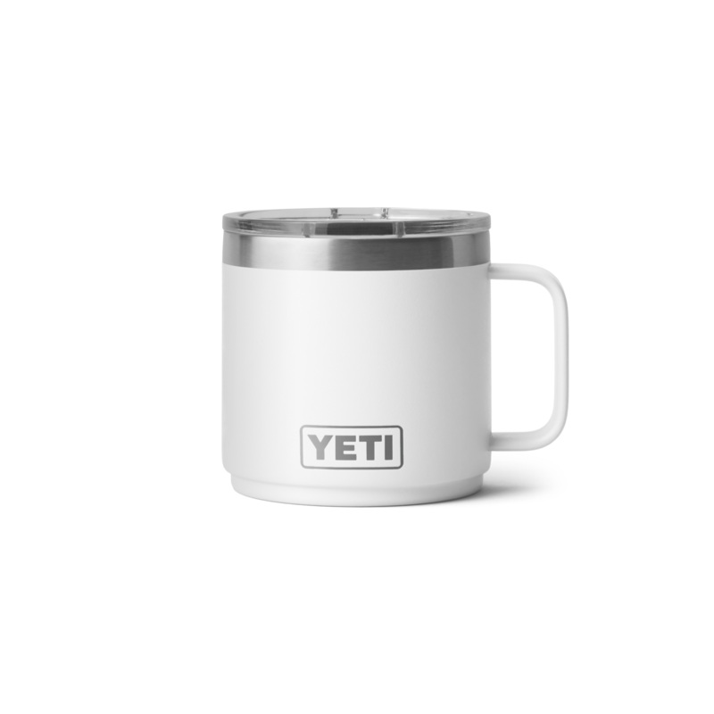 14 oz. / 414ml Stackable Mug w/ Magslider Lid - White
