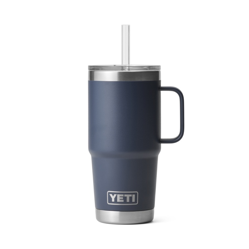 25 oz. / 739ml Straw Mug w/ Straw Lid - Navy