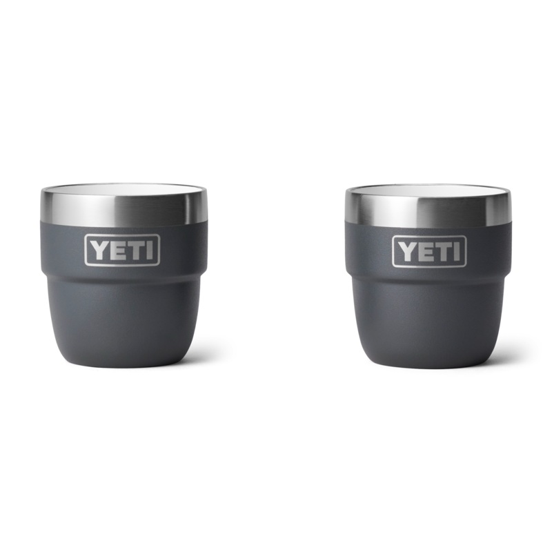 4 oz. / 118ml Stackable Cups - Charcoal (2 pack)