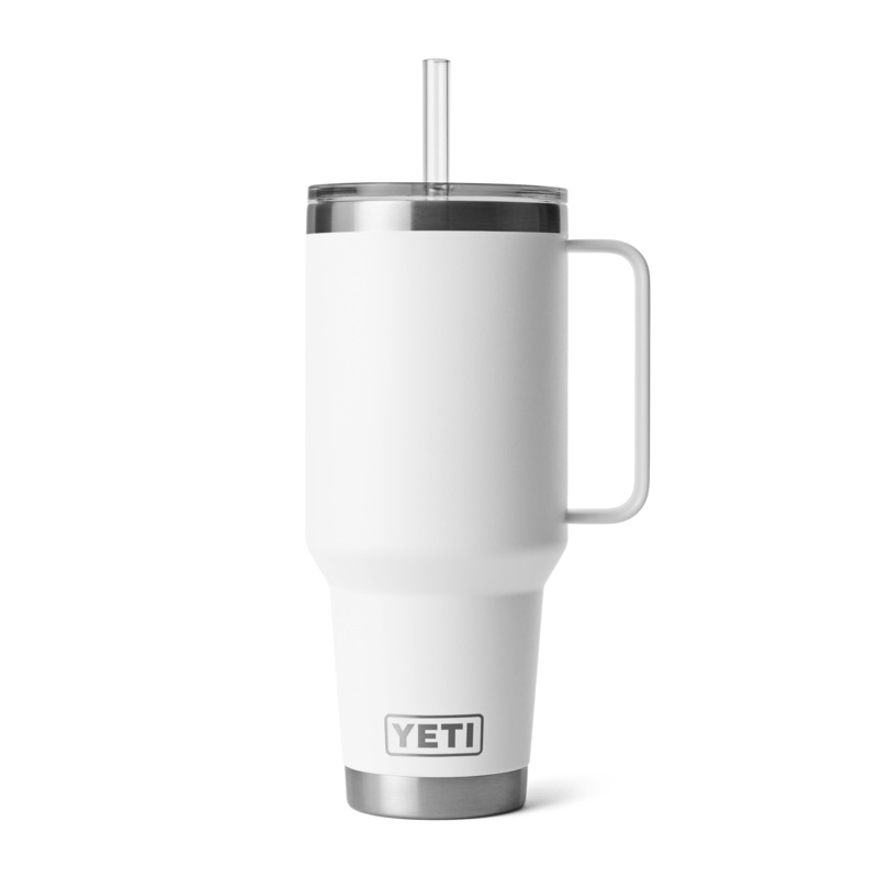 42 oz. / 1.2L Straw Mug w/ Straw Lid - White