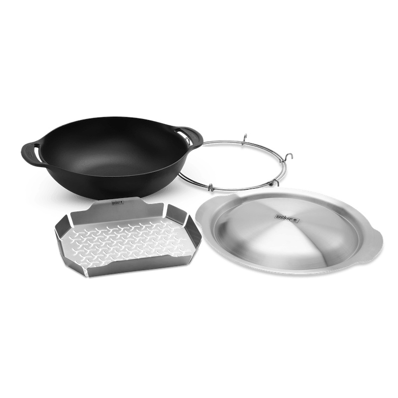 Weber CRAFTED Wok & Steamer Set