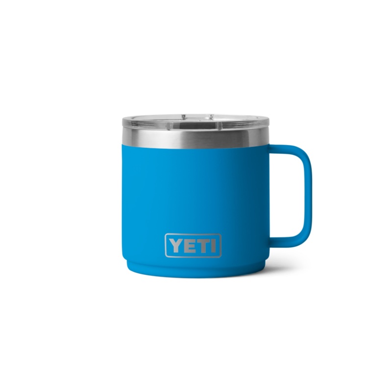 14 oz. / 414ml Stackable Mug w/ Magslider Lid - Big Wave Blue