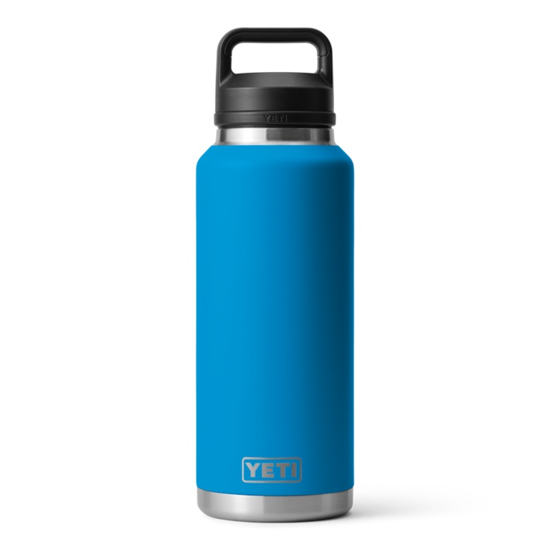 46 oz. / 1.36L Bottle w/ Chug Cap - Big Wave Blue